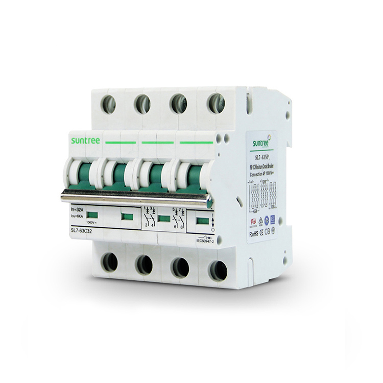 Disjoncteur dc 4P suntree fmsol energy